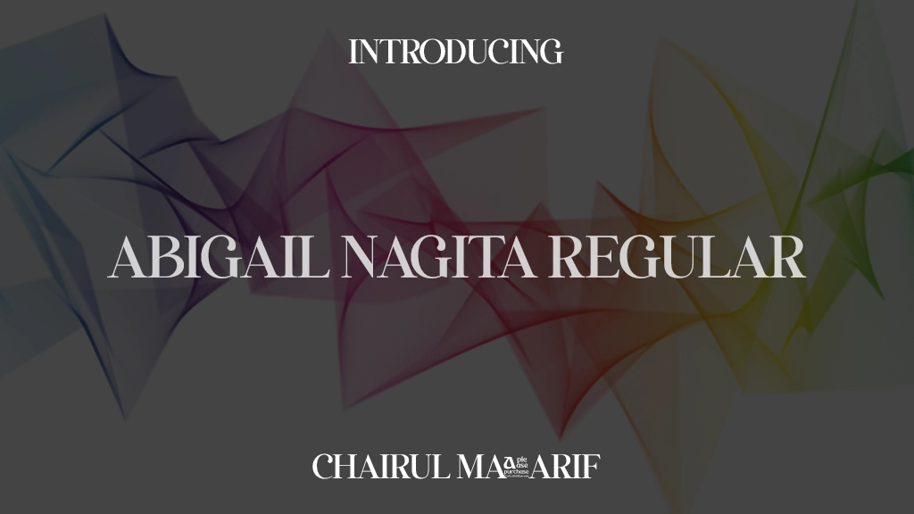 Abigail Nagita Regular Font Sample Images  1