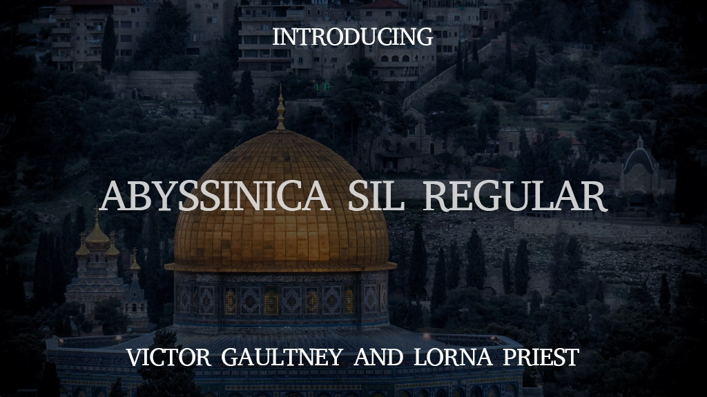 Abyssinica SIL Regular Font Sample Images  1