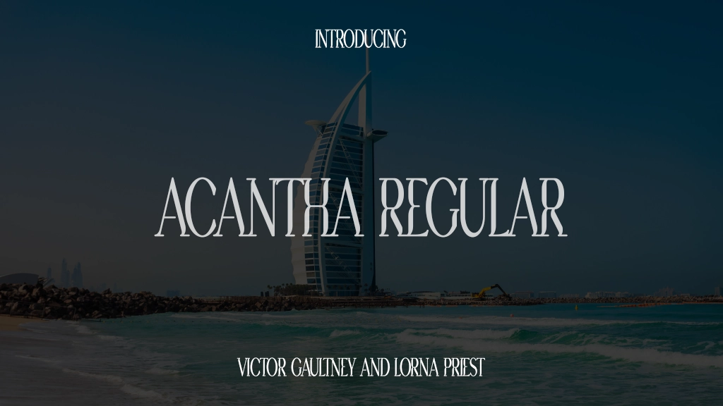 Acantha Regular Font Sample Images  1