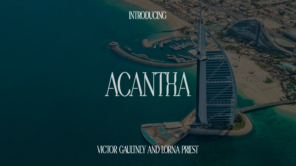 Acantha Font Sample Images  1