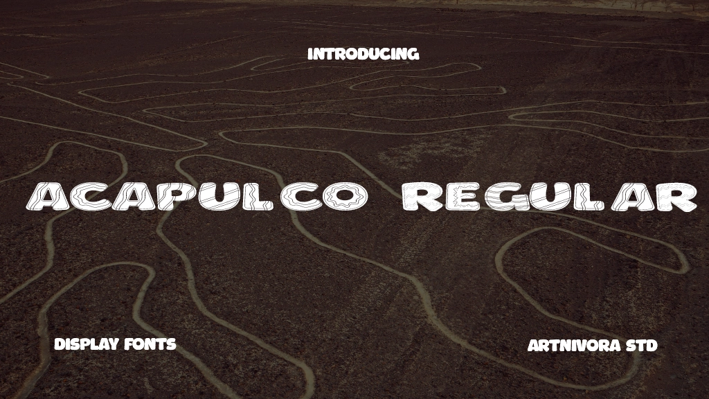 ACAPULCO Regular Font Sample Image 1