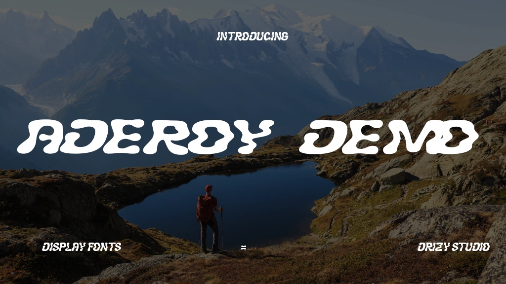 Aderoy Demo Font Sample Image 1