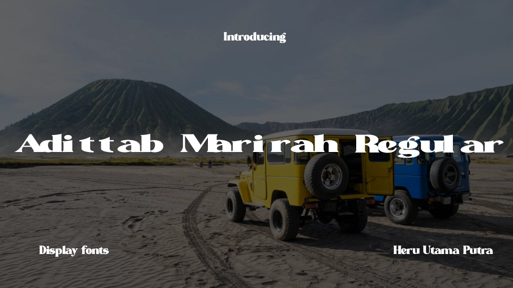 Adittab Marirah Regular Font Sample Image 1