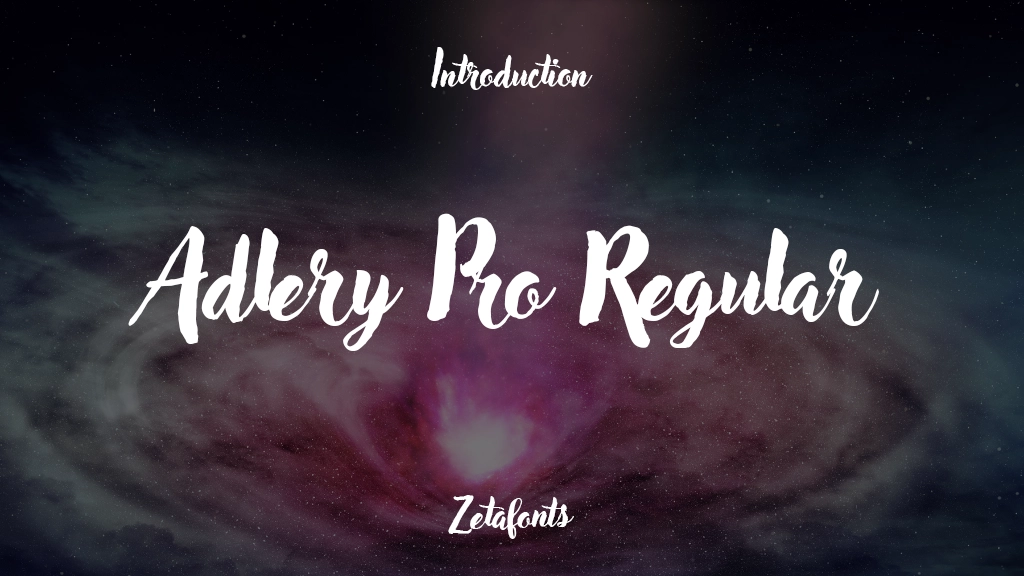 Adlery Pro Regular Font Sample Image 1