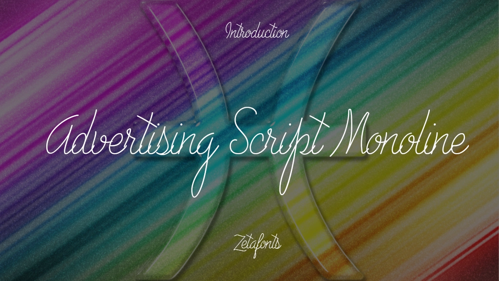 Advertising Script Monoline Font Sample Image 1