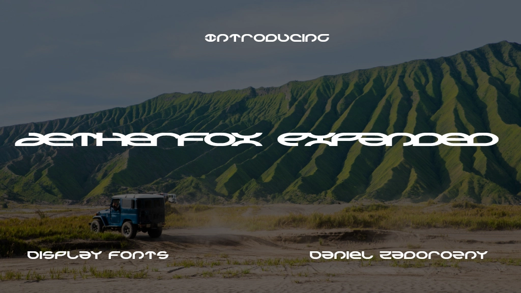 Aetherfox Expanded Font Sample Image 1