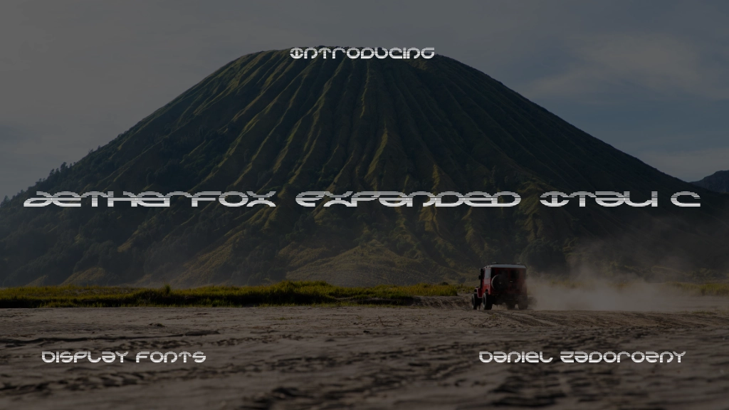 Aetherfox Gradient Font Sample Image 1