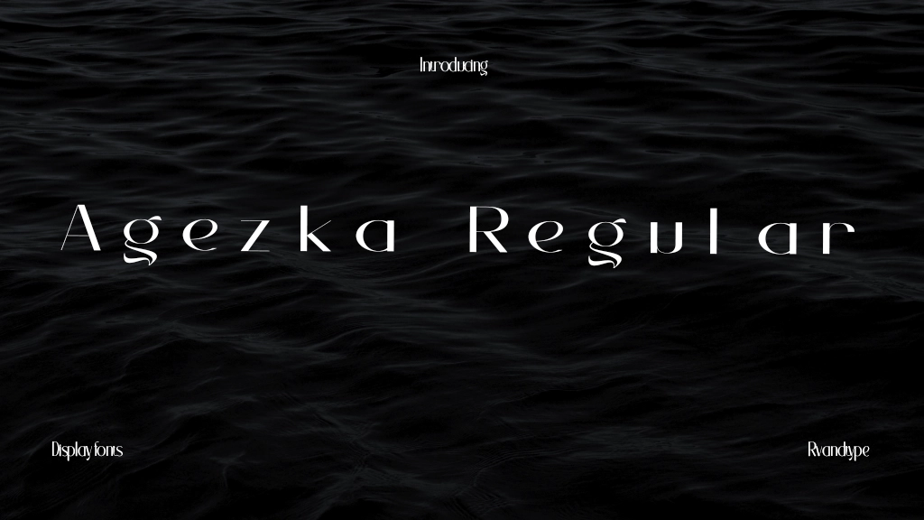 Agezka Regular Font Sample Image 1