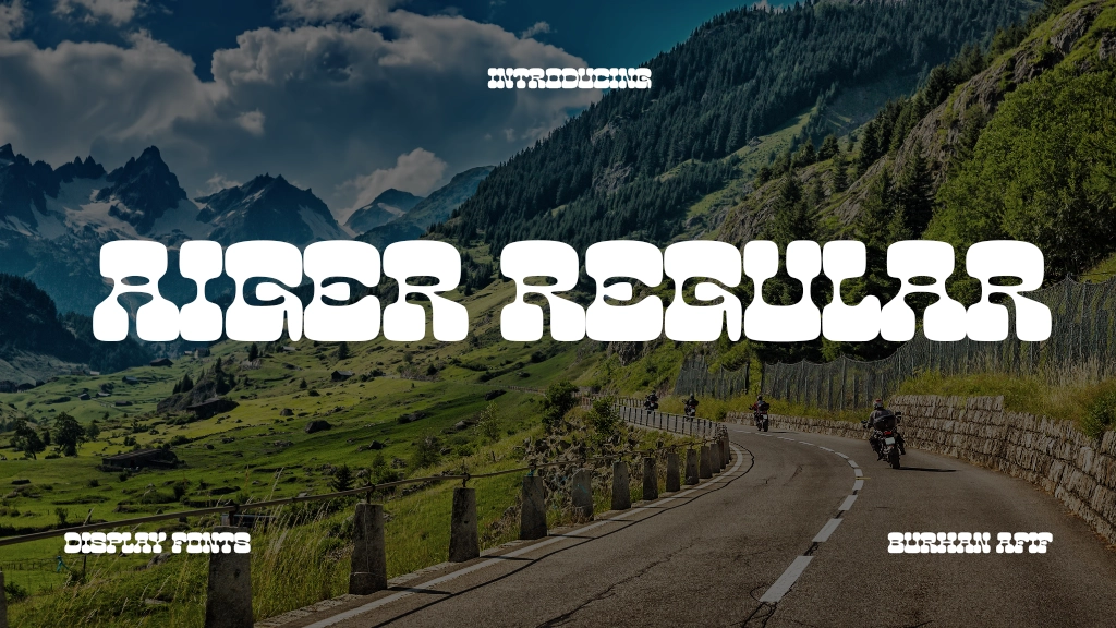 Aiger Regular Font Sample Image 1