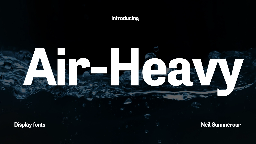 Air Heavy Font Sample Image 1