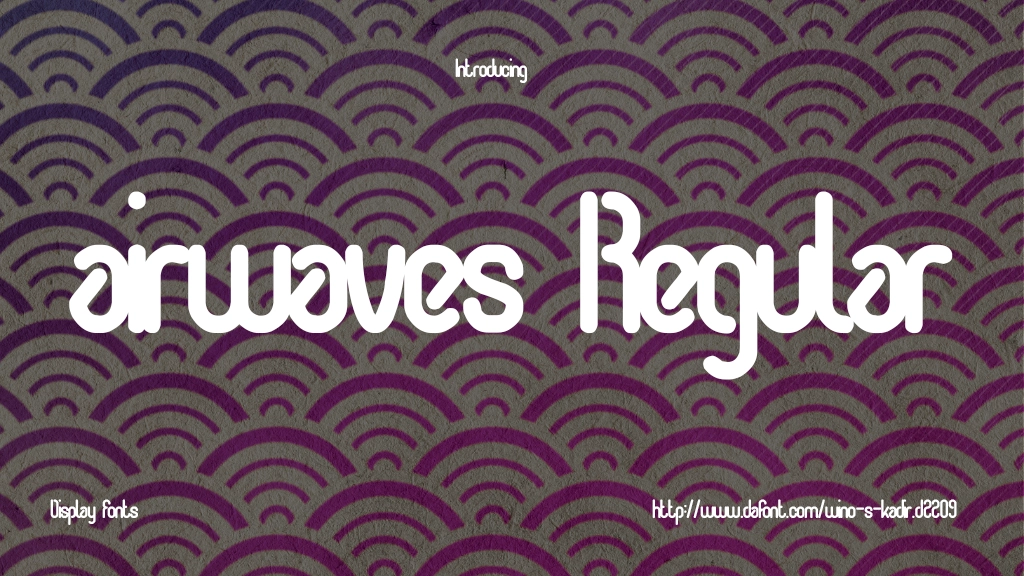 airwaves Regular Font Sample Image 1