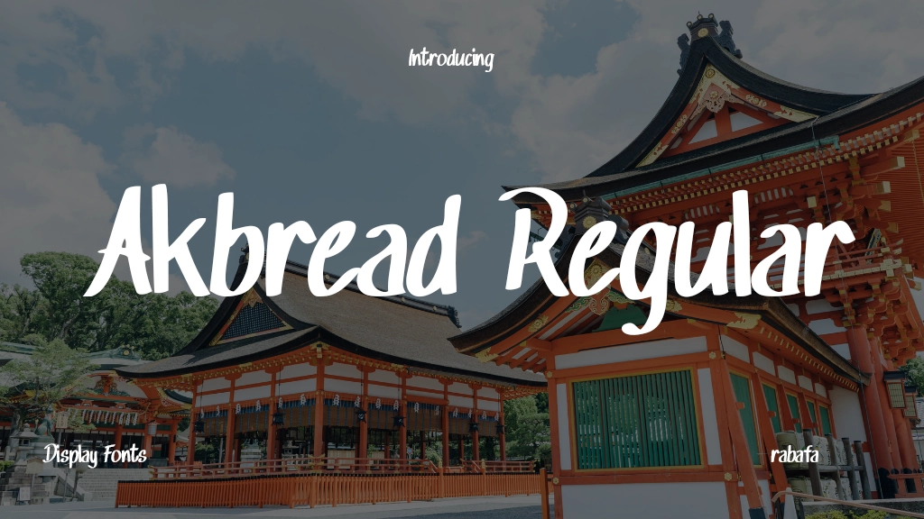 Akbread Regular Font Sample Image 1