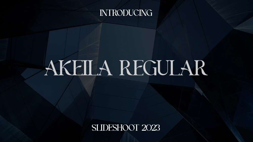 Akeila Regular Font Sample Images  1