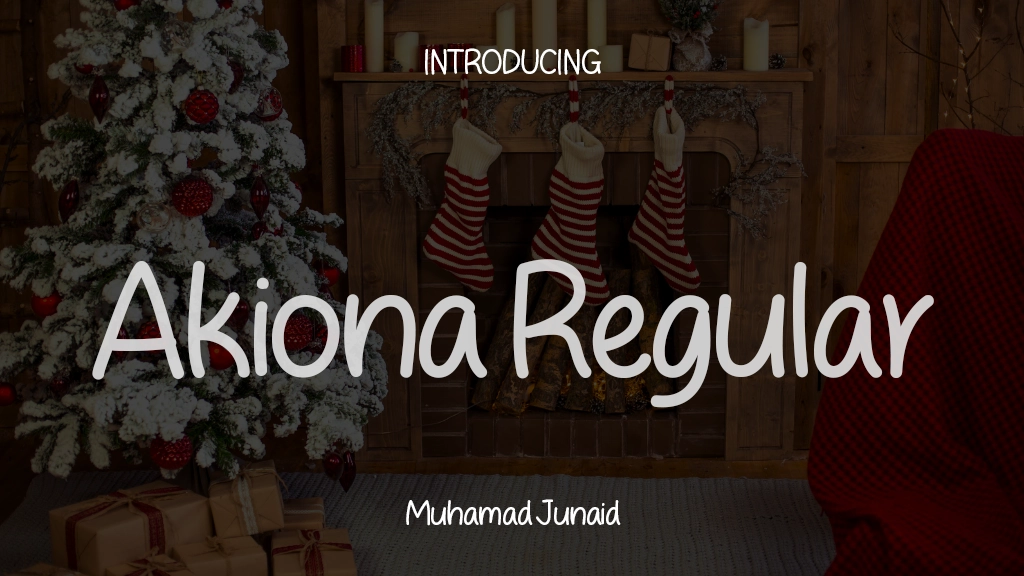 Akiona Regular Font Sample Images  1