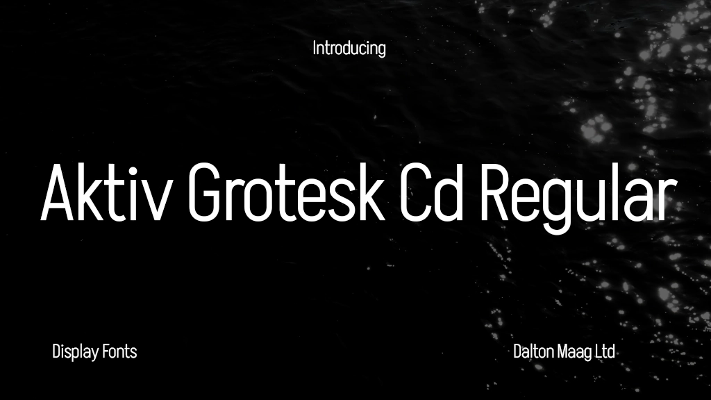 Aktiv Grotesk Cd Trial Regular Font Sample Image 1