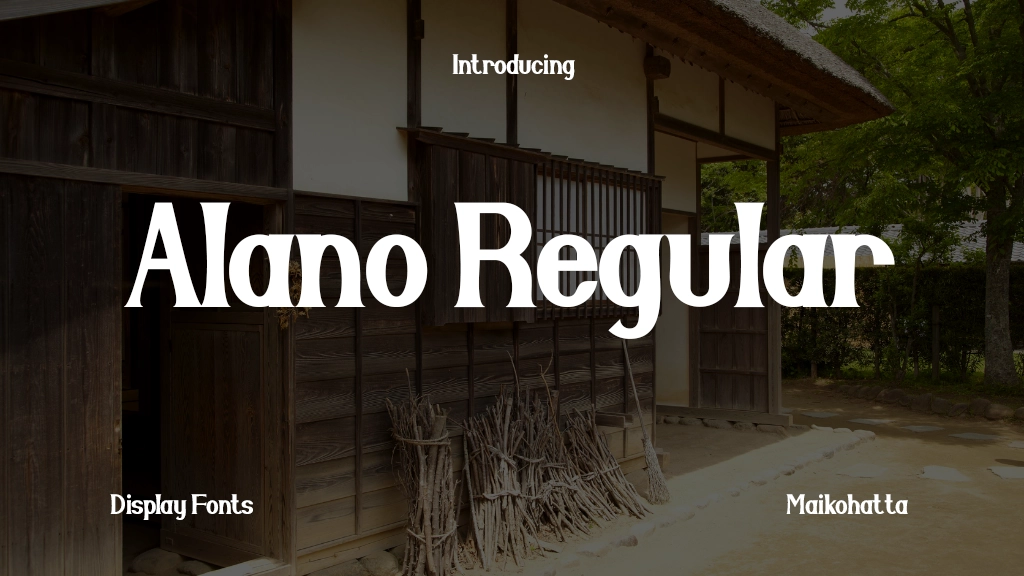 Alano Regular Font Sample Image 1