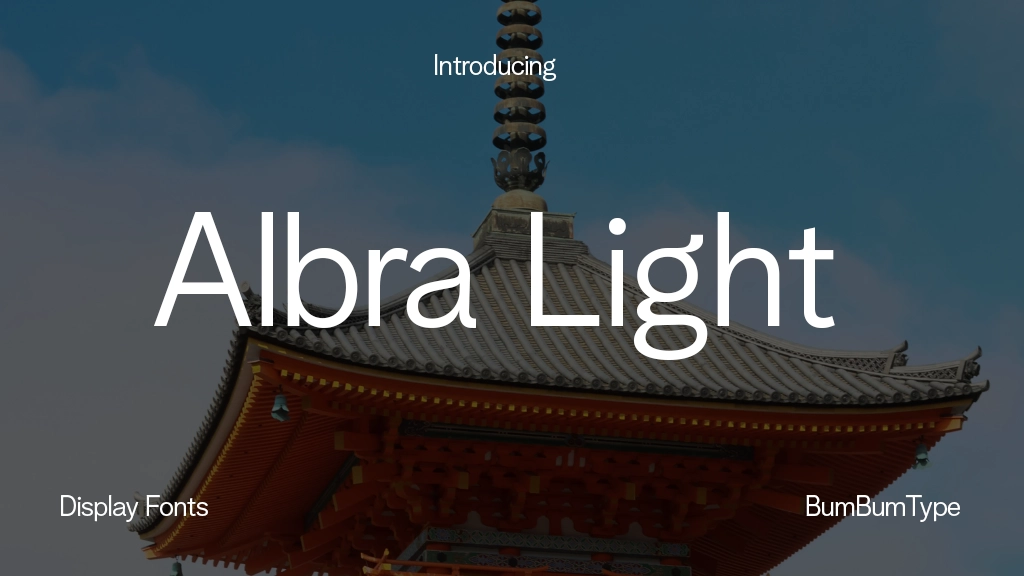 Albra Light TRIAL Font Sample Image 1