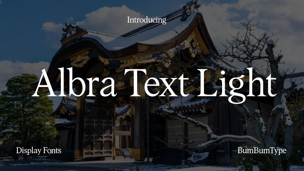 Albra Text TRIAL Light TRIAL Font Sample Image 1