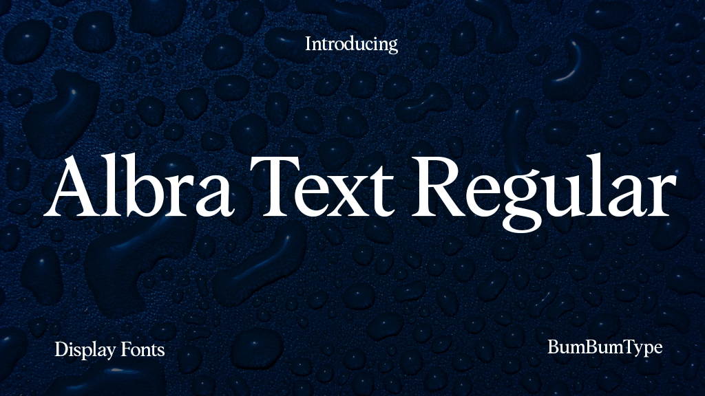 Albra Text TRIAL Regular TRIAL Font Sample Image 1