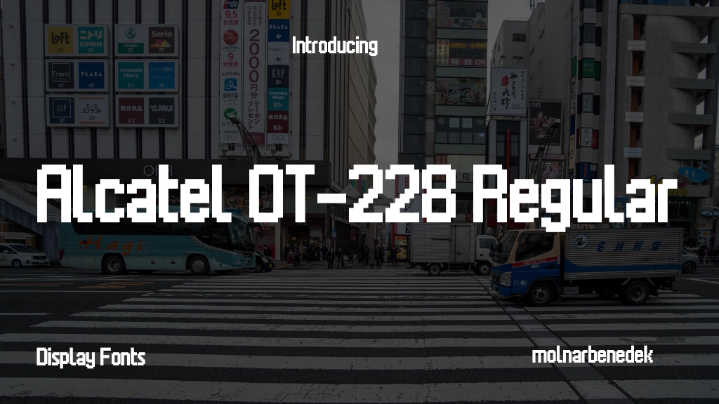 Alcatel OT-228 Regular Font Sample Image 1