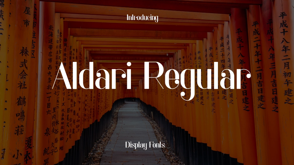 Aldari Regular Font Sample Image 1