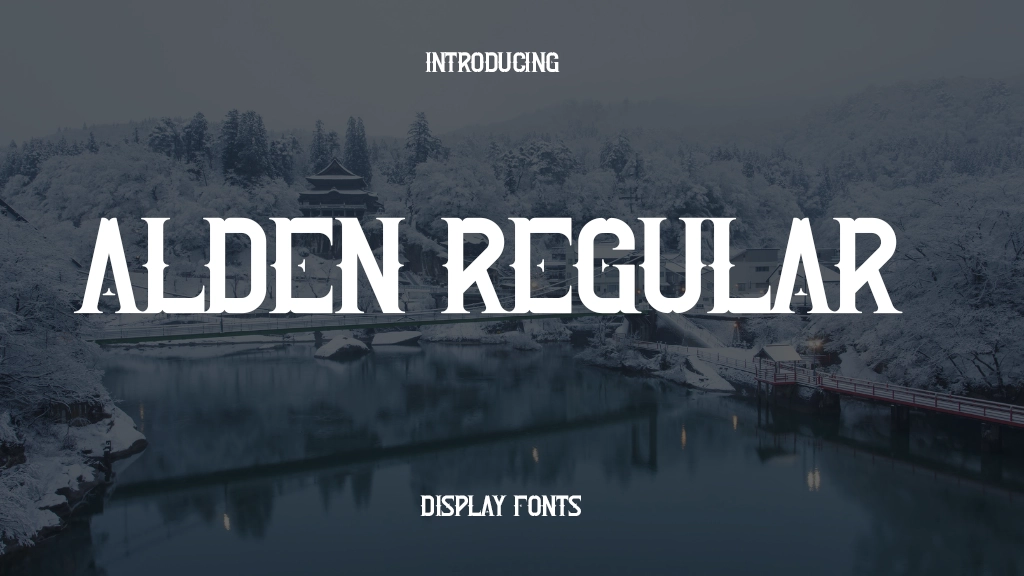 Alden Regular Font Sample Image 1