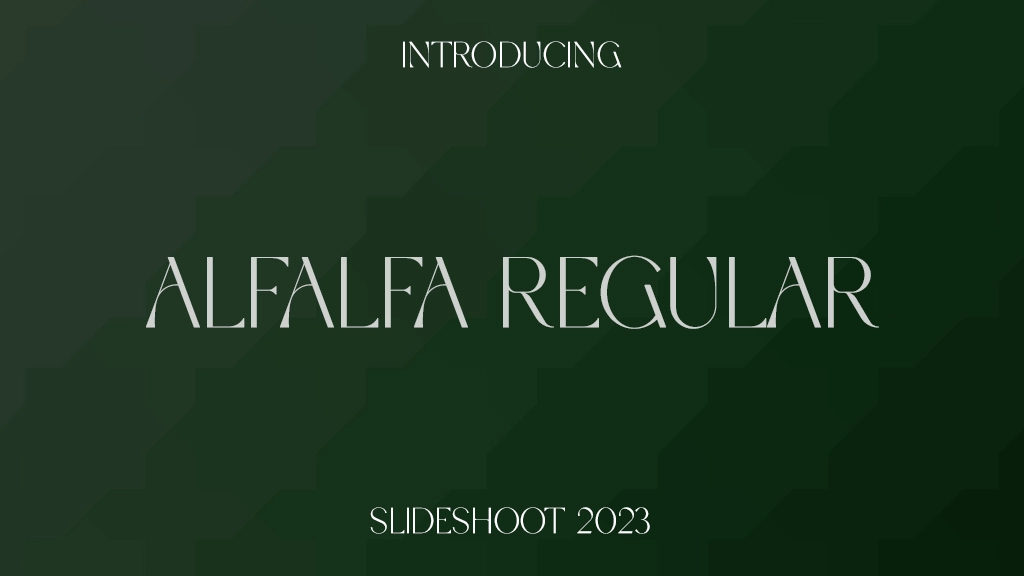 Alfalfa Regular Font Sample Images  1