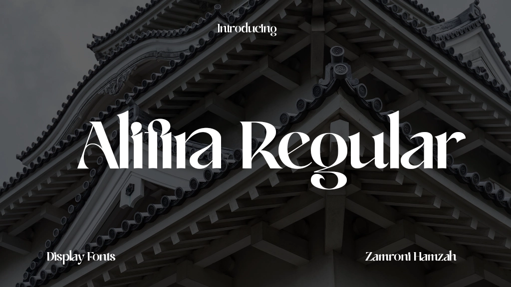 Alifira Regular Font Sample Image 1