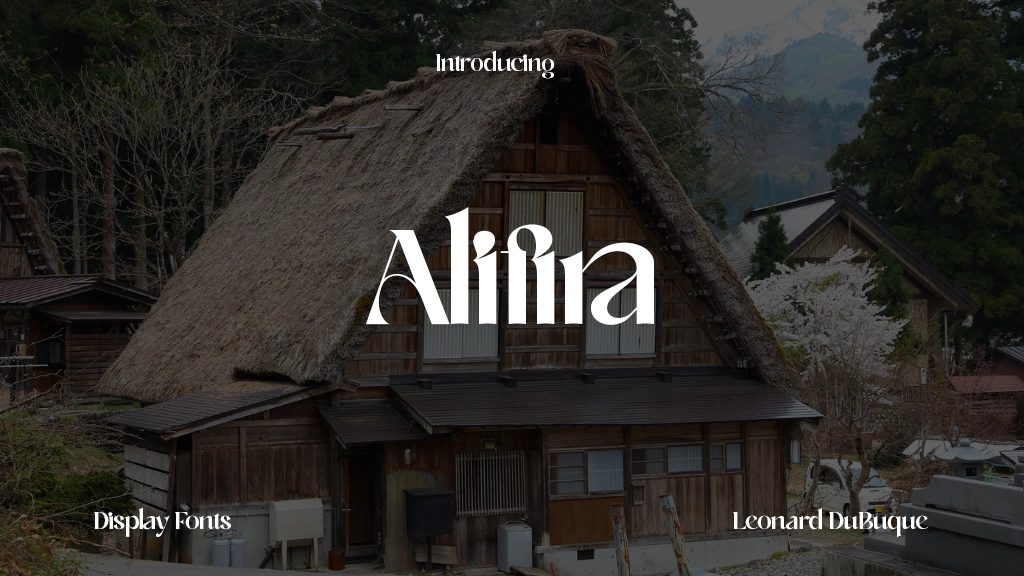 Alifira Font Sample Image 1