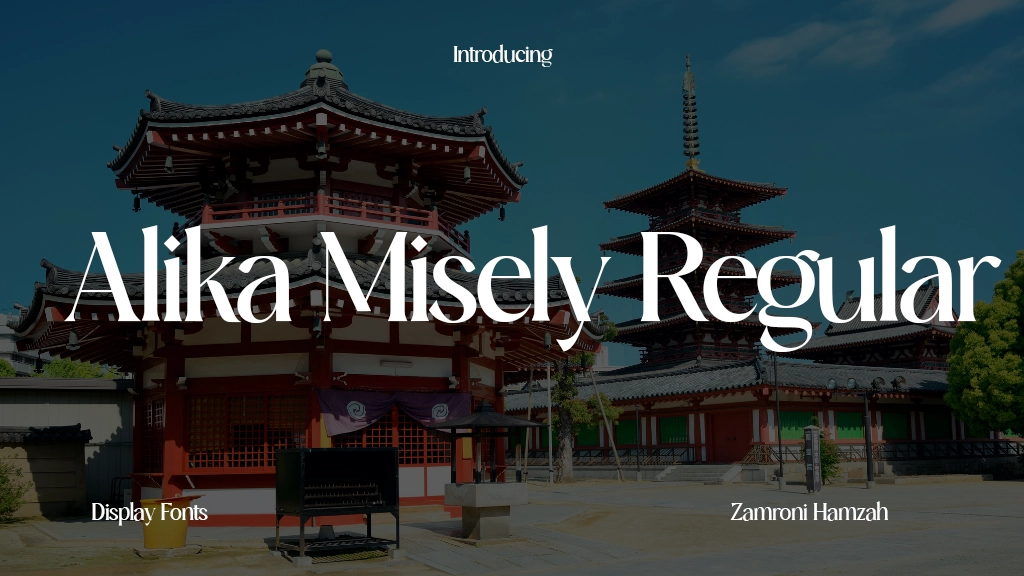 Alika Misely Regular Font Sample Image 1