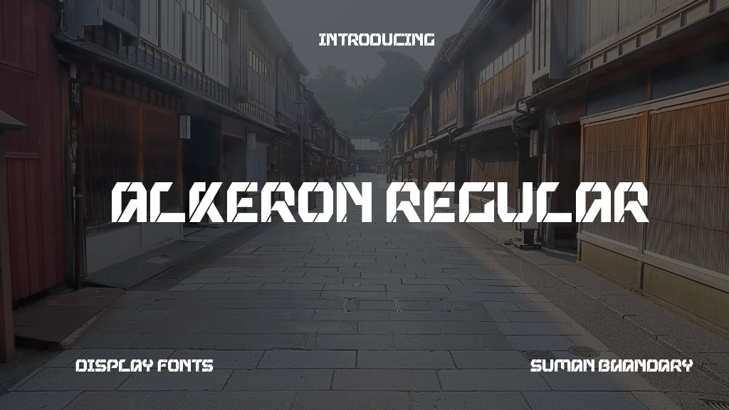 Alkeron Regular Font Sample Image 1