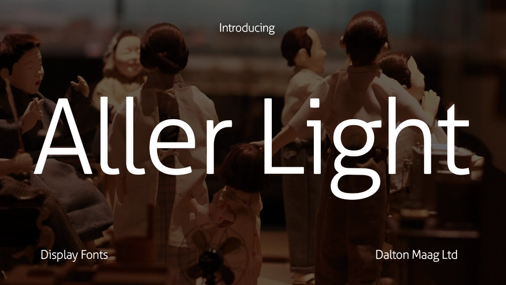 Aller Light Font Sample Image 1