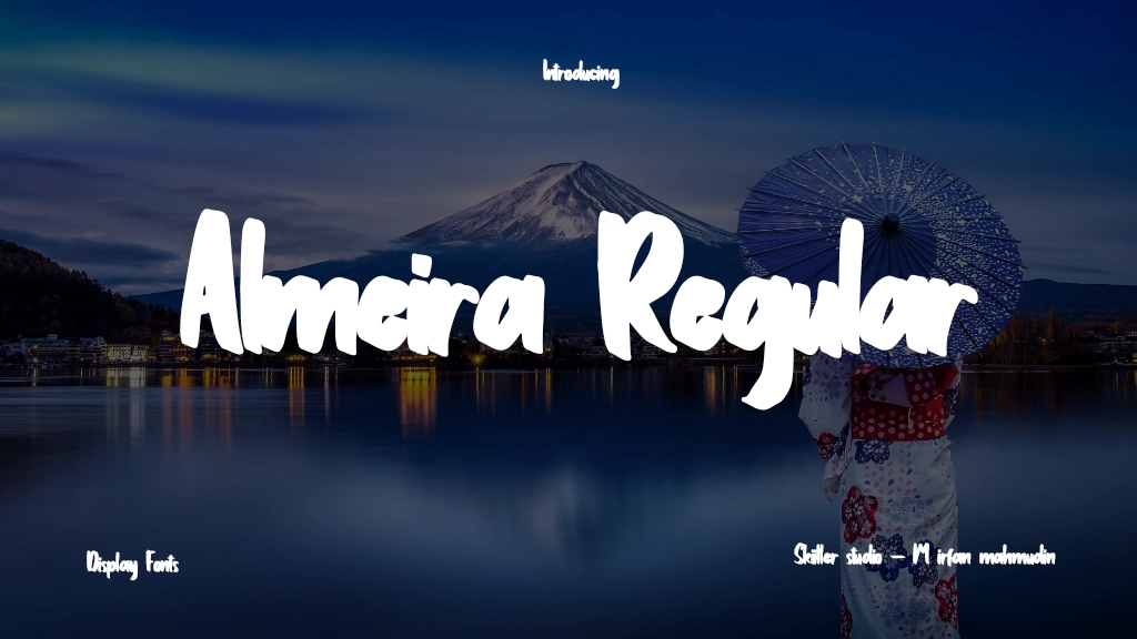 Almeira Regular Font Sample Image 1