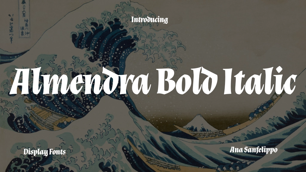 Almendra Bold Italic Font Sample Image 1