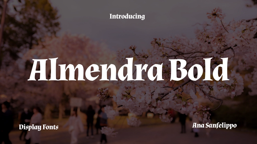 Almendra Bold Font Sample Image 1