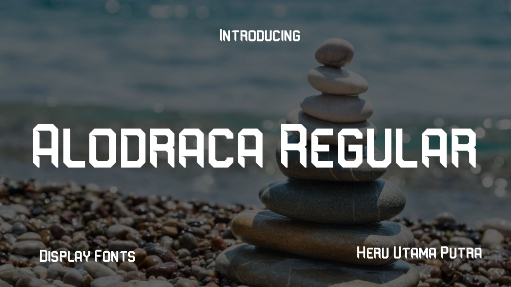 Alodraca Regular Font Sample Image 1