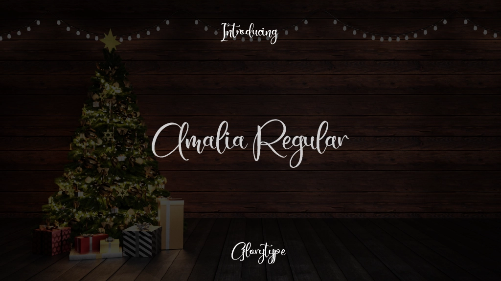 Amalia Regular Font Sample Images  1