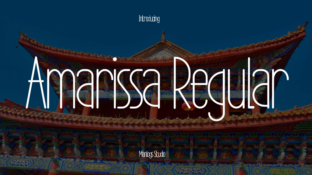 Amarissa Regular Font Sample Image 1