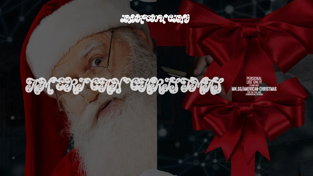 American Christmas 2 Font Sample Images  1