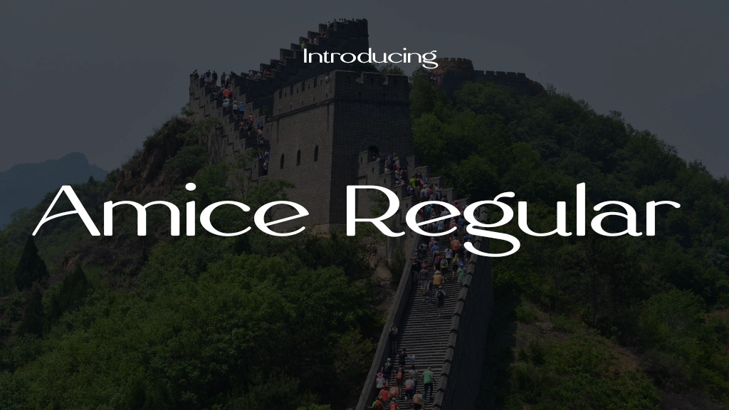 Amice Regular Font Sample Image 1