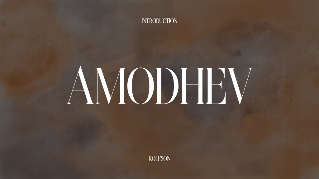 Amodhev Font Sample Images  1