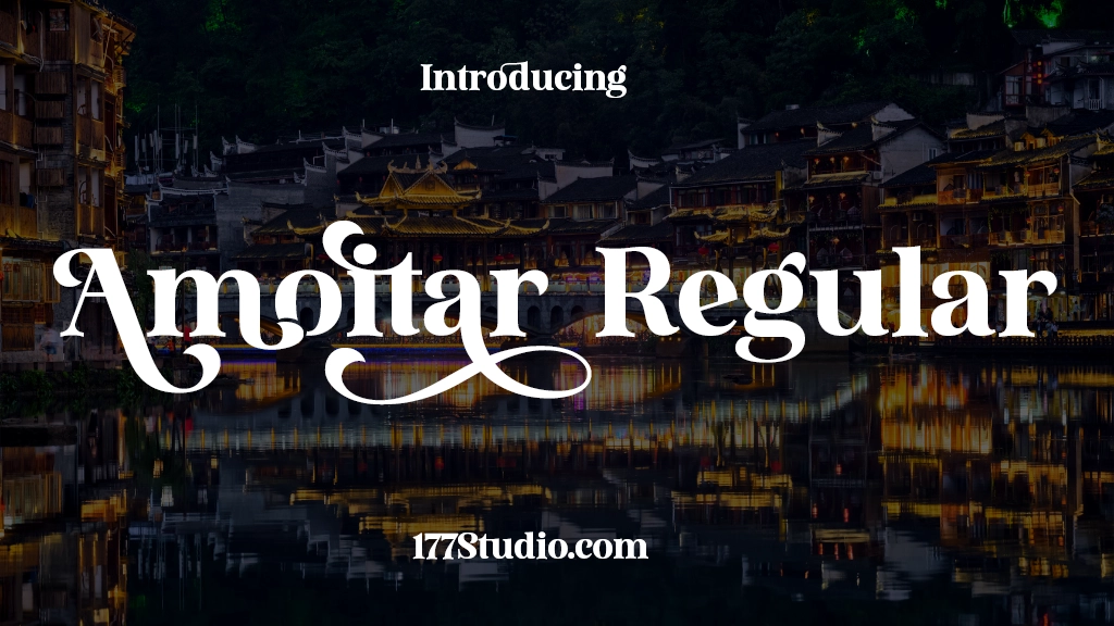 Amoitar Regular Font Sample Image 1