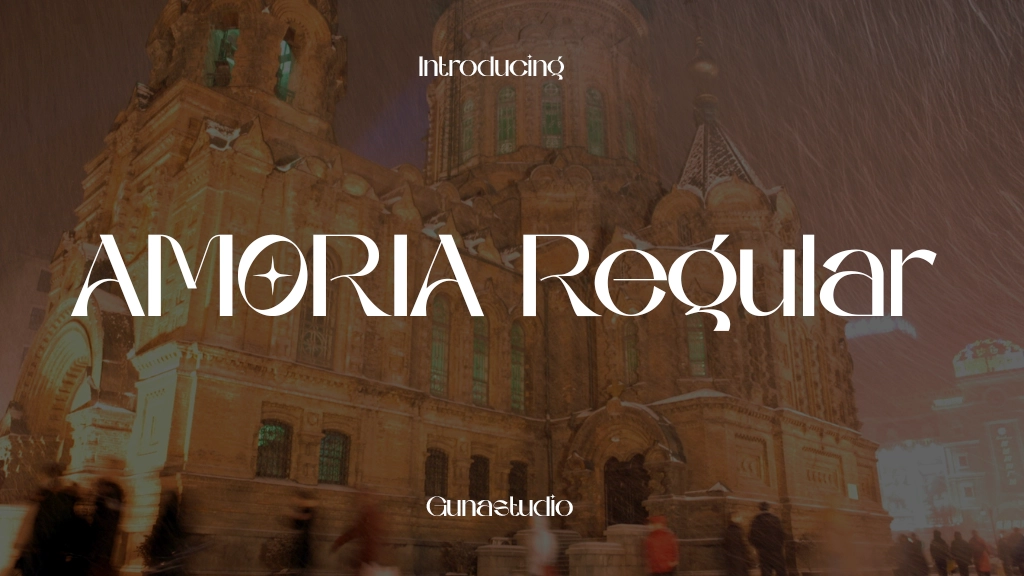 AMORIA Regular Font Sample Image 1