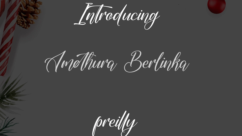 Amothura Berlinka Font Sample Images  1