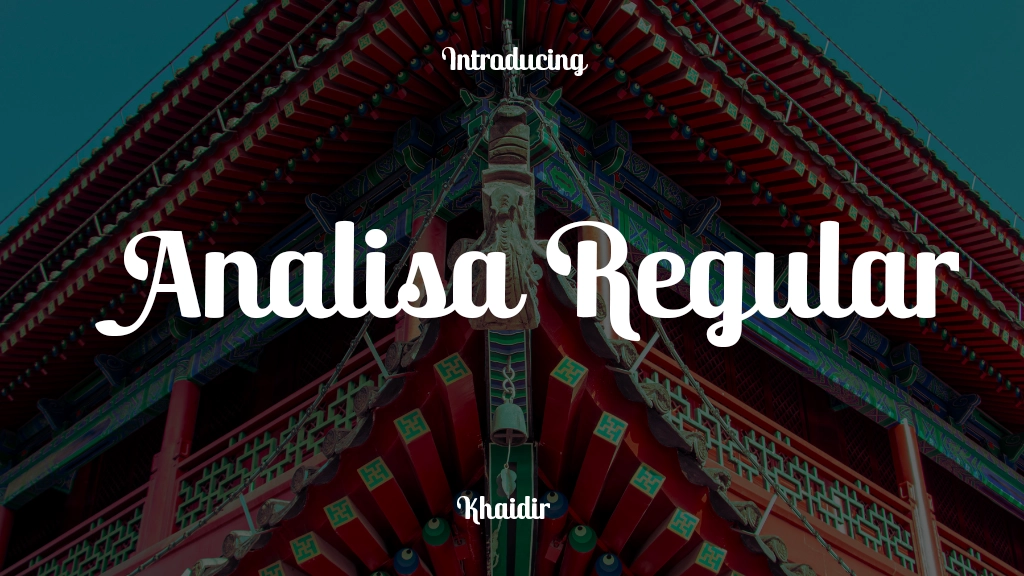 Analisa Regular Font Sample Image 1