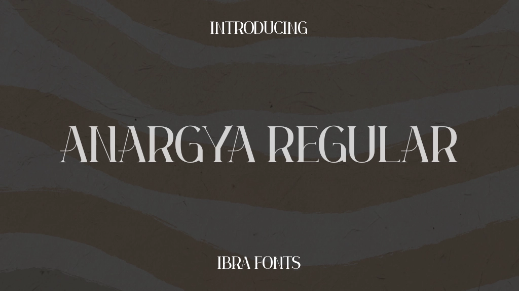 Anargya Regular Font Sample Images  1