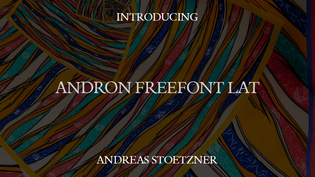 Andron Freefont LAT 字体样本图像  1