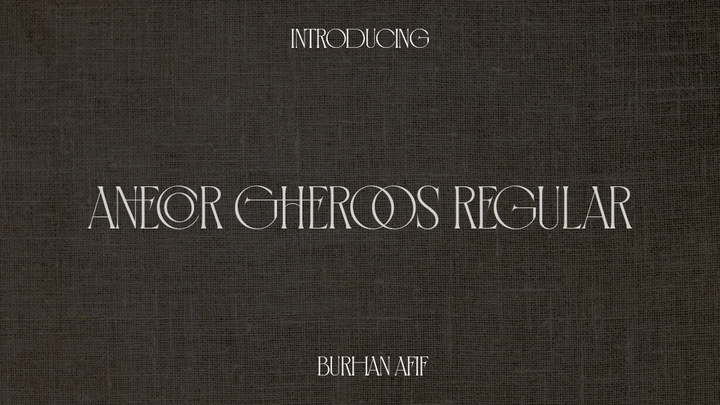 Anecor Gheroos Regular Font Sample Images  1