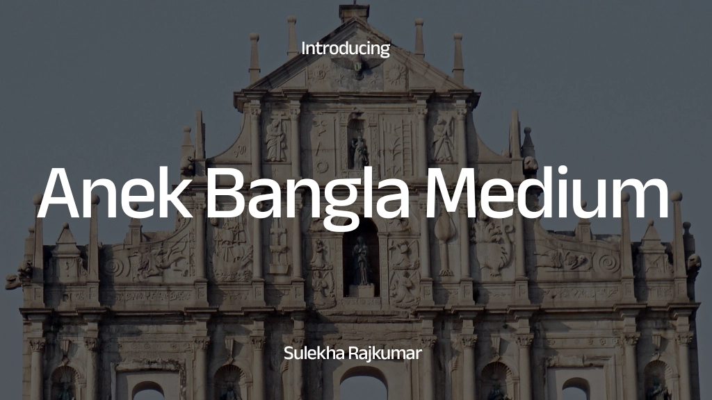 Anek Bangla Medium Font Sample Image 1