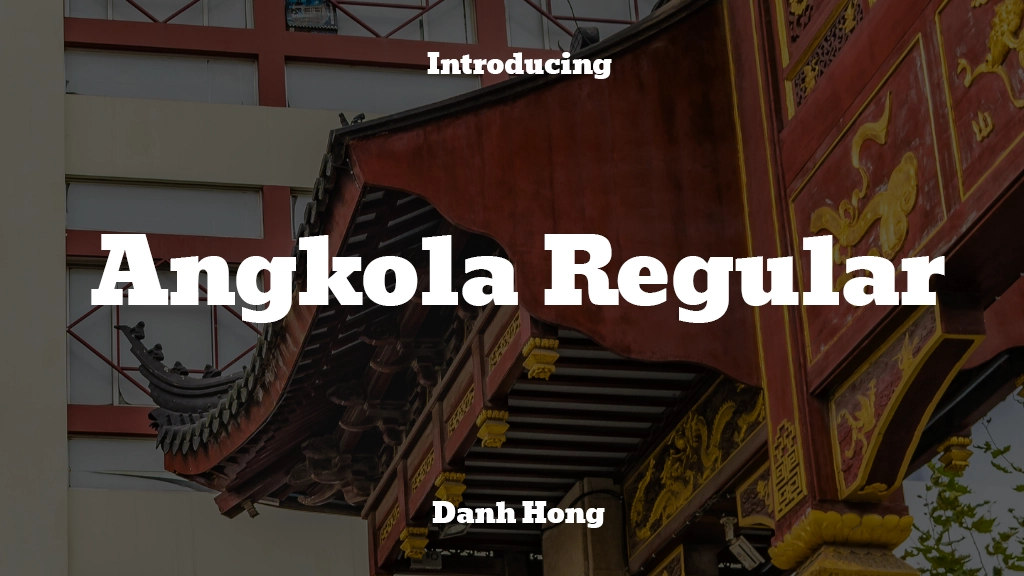 Angkor Regular Font Sample Image 1